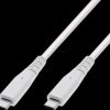 11999065 USB 10-Gbps cable, USB-C connector to USB-C connector, 60 W, whi