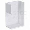 Łącznik kątowy BKK 25x16mm biały NEKU