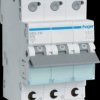 MBS316 Circuit breaker, 3 pole, 6 kA, B characteristic, 16 A, 3TE