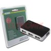 HUB USB2.0 4 PORTOWY DA70-220 DIGITUS Z ZASILACZEM /CZARNY/