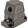 Grommet housing, size 16B, die-cast aluminum, M25, straight, screw locking, IP69/IPX9K/IP68/IP66, 19397160446