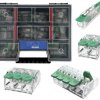 Komplet szybkozłączek do wszystkich rodzajów przewodów w walizce 20x EDO2411, 20x EDO412, 20x EDO413, 5xEDO415