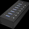 70418 USB3.0 7-port aluminium hub with power supply unit