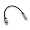 Adapter USB typu C - gniazdo jack 3,5 mm stereo Basic