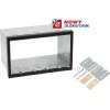 Półkieszeń radiowa 2DIN+ blachy uniwers. 188,5mmx118 z ramką