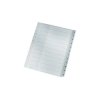 Leitz 12820000 Leitz 1282 Index A4 Oversized 1-12 Grey Polypropylene Dividers