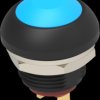 Pushbutton, 1 pole, blue, unlit , 0.12 A/125 VAC, 0.2 A/50 VDC, 13.6 mm, IP68, 2-2329383-5