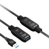 club3D Kabel USB USB 3.2 Gen1 Złącze męskie RJ45 10.00 m czarny CAC-1405