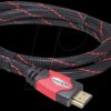 82686 High-speed HDMI cable, angled down, 2 m