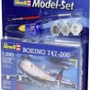 Model samolotu do sklejania Revell Boeing 747-200 Air Canada 64210 1:390