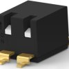 DIP switche, On-Off, 2 pole, straight, 0.025 A/24 VDC, 2-2319764-6