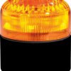 Sygnalizator akustyczny z lampą sygnalizacyjną 12 → 24 V. Pomarańczowy AC/DC IP65 Montaż na podstawie 105dB