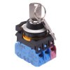 CW4K-2AE21 2 Position Metallic Maintained Key Switch2NO-1NC IP65 IDEC