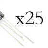 Opencircuit 2.2uF 50V Capacitors electrolytic - 25 pcs