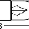 Incandescent bulb, BA9s, 2 W, 30 V (DC), 2700 K, clear, 00243007