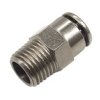 Złączka pneumatyczna R 1/8 męskie Wciskane 8 mm RND Złączka prosta R 1/8 męskie