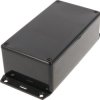 ABS enclosure, (L x W x H) 150 x 80 x 50 mm, black (RAL 9005), IP54, 1591DF2BK