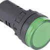 TRU COMPONENTS 140390 Lampka sygnalizacyjna LED AD16-22DS/12V/G, 12 V/DC, 22 mm
