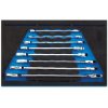 Draper Expert 63524 Open Ended Spanner Set in 1/4" Drawer EVA Insert Tray (8 Pc)
