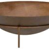 Siena Garden 5001K70A Na węgiel drzewny Misa ogniowa Średnica powierzchni grilla=700 mm brązowy rdzawy
