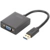 Digitus DA-70840 USB 3.2 VGA Adapter Cable 15cm connects Laptops to Monitors