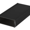 Aluminum enclosure kit, (L x W x H) 82 x 150 x 32 mm, black, IP65, 84086150.HMT1