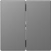 MERTEN D-LIFE Klawisz podwójny stal nierdzewna MTN3400-6036 SCHNEIDER ELECTRIC