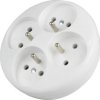 Elektryczny rozgałęźnik 4x 2P+Z okrągły