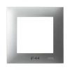 SZAFIR Ramka pojedyncza do łączników IP-44 srebrny RH-1Z/18
