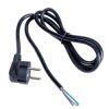 Akyga AK-OT-01A Current Cable 1.5m CEE 7/7 Angled Plug to Open Ends Black