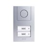 m-e 41186 Vistus AD ALU 4020 S Door Intercom Silver 2-Family House Kit