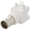 Gniazdo BNC żeńskie kątowe 90 50 Ohm THT na panel cynowany 5227161-1