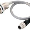 Czujnik zbliżeniowy M18 Indukcyjny 7 mm Omron Wpuszczany 10 → 30 V DC długość 55mm Gwintowany