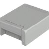 Aluminum enclosure, (L x W x H) 159 x 128 x 60 mm, light gray (RAL 7035), IP69K, 00113225