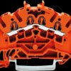 2002-6402 4-wire feed-through terminal, diameter 0.25 - 2.5 mm, orange