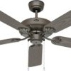CasaFan CLASSIC OUTDOOR 132 BZ-EB Flügel Kunststoff braun Eiche Dekor Wentylator sufitowy 60 W (Ø x W) 132 cm x 345 mm b