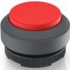 Pushbutton, illuminable, latching, waistband round, red, front ring slate gray, mounting Ø 22.3 mm, 1.30.270.211/2307