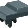 Cap, wide, (L x W x H) 17.3 x 17.1 x 6.3 mm, gray, for short-stroke pushbutton DIGITAST, 719-0304-000