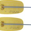 Thermo TECH HEIZF.GR.II 130X70 Mata grzewcza lusterka, 100 °C, 15 W, IPX4, (D x S) 130 mm x 70 mm