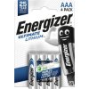 4 x bateria foto litowa Energizer L92 Ultimate Lithium R03 AAA