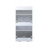 Plakietka teleinformatyczna CIMA 4x RJ aluminium