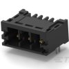 Złącze PCB 3 -pinowe raster 5mm Przewlekany Męski TE Connectivity