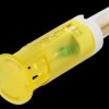 QS101XXY12 Indicator LED, 12 V DC, 10 mm, FASTON, yellow