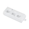 Gniazdo Przenośne Trzykrotne 16A 2P 250V Białe Gn-360
