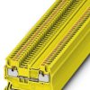 Through terminal block, push-in connection, 0.14-1.5 mm², 2 pole, 17.5 A, 6 kV, yellow, 3208130