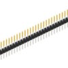 Pin header, 36 pole, pitch 2.54 mm, straight, black, 10046440