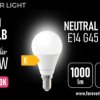 Żarówka LED E14 G45 8.5W 1000lm 4000K klasa E Forever Light