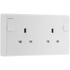 BG 822CON White Nexus Moulded Converter Socket Single Socket To Double Socket