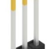 Pin header, 3 pole, pitch 2.54 mm, straight, black, SLLP11903S