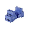 Finder 94.64 Relay Socket 28x27x71mm DIN Rail screw terminals blue